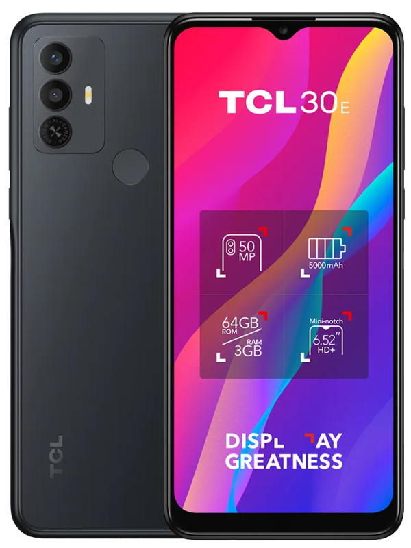 Купить Смартфон TCL 30E Dual Sim 3/64 ГБ,Grey